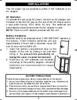 Предварительный просмотр 6 страницы Memorex MPD8506 Operating Instructions Manual