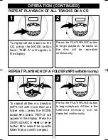 Preview for 12 page of Memorex MPD8506 Operating Instructions Manual