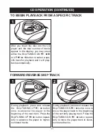 Preview for 12 page of Memorex MPD8860 - CD / MP3 Player User Manual