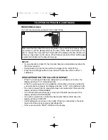 Preview for 24 page of Memorex MPH2430 Operating Instructions Manual