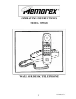 Preview for 1 page of Memorex MPH601 Operating Instructions