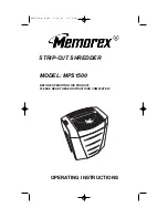 Preview for 1 page of Memorex MPS1500 Operating Instructions Manual