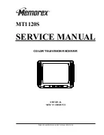 Memorex MT1120S Service Manual preview