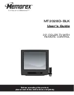 Preview for 1 page of Memorex MT2028D-BLK User Manual