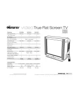 Preview for 1 page of Memorex MT2245 Specifications