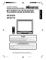 Memorex MT2252S Owner'S Manual preview