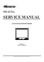 Preview for 1 page of Memorex MT2274A Service Manual