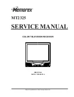 Предварительный просмотр 1 страницы Memorex MT2325 Service Manual