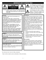 Предварительный просмотр 3 страницы Memorex MVD-2037 O/M.QXD User Manual