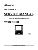 Preview for 1 page of Memorex MVD2009CB Service Manual