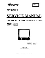 Memorex MVD2019 Service Manual preview