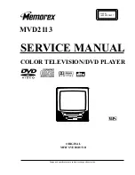 Memorex MVD2113 Service Manual preview