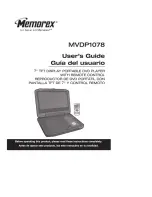 Предварительный просмотр 1 страницы Memorex MVDP1078 - DVD Player - 7 User Manual