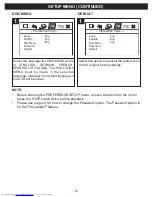 Preview for 22 page of Memorex MVDP1085 - DVD Player - 8.5 User Manual