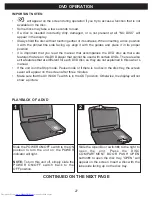 Preview for 28 page of Memorex MVDP1085 - DVD Player - 8.5 User Manual