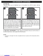 Preview for 32 page of Memorex MVDP1085 - DVD Player - 8.5 User Manual