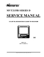 Preview for 1 page of Memorex MVT2135B D Series Service Manual