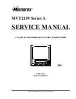 Preview for 1 page of Memorex MVT2139 A Series Service Manual