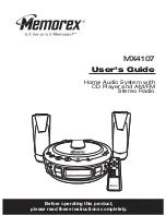 Memorex MX4107 User Manual preview