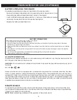 Предварительный просмотр 5 страницы Memorex MX7300 User Manual