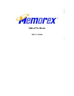 Preview for 1 page of Memorex Optical Pro User Manual