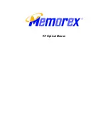 Предварительный просмотр 1 страницы Memorex RF Optical Mouse User Manual