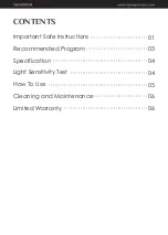 Предварительный просмотр 2 страницы Memorism AURA TL9 User Manual