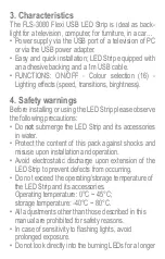 Предварительный просмотр 15 страницы Memostar FLS-3080 RGB Operating Instructions Manual