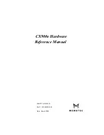 Предварительный просмотр 1 страницы Memotec CX900e Hardware Reference Manual