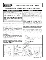 Предварительный просмотр 1 страницы Memphis Shades 2320-0013 Mounting Instructions