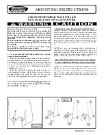 Memphis Shades 2320-0018 Mounting Instructions предпросмотр