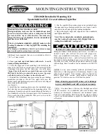 Memphis Shades 2320-0020 Mounting Instructions предпросмотр