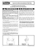 Предварительный просмотр 1 страницы Memphis Shades 2320-0026 Mounting Instructions