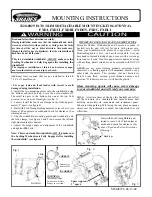 Предварительный просмотр 1 страницы Memphis Shades 2320-0029 Mounting Instructions