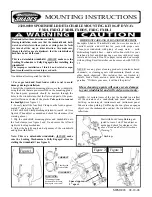 Memphis Shades 2320-0030 Mounting Instructions предпросмотр