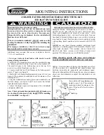 Предварительный просмотр 1 страницы Memphis Shades 2320-0031 Mounting Instructions