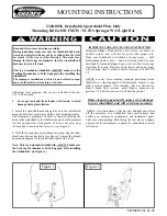 Memphis Shades 2320-0036 Mounting Instructions предпросмотр