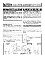 Memphis Shades 2320-0070 Mounting Instructions предпросмотр