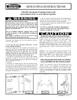 Memphis Shades 2320-0071 Mounting Instructions предпросмотр