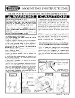 Предварительный просмотр 1 страницы Memphis Shades 2321-0043 Mounting Instructions