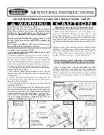 Preview for 1 page of Memphis Shades 2321-0045 Mounting Instructions