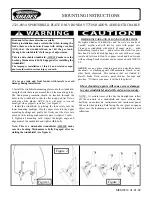 Memphis Shades 2321-0054 Mounting Instructions preview