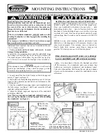 Предварительный просмотр 1 страницы Memphis Shades 2321-0068 Mounting Instructions