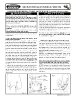 Предварительный просмотр 1 страницы Memphis Shades 2321-0071 Mounting Instructions