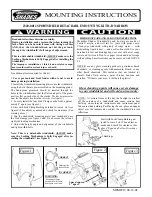 Предварительный просмотр 1 страницы Memphis Shades MEB8919 Mounting Instructions