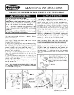 Предварительный просмотр 1 страницы Memphis Shades MEB8967 Mounting Instructions