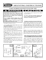 Preview for 1 page of Memphis Shades MEB8975 Mounting Instructions