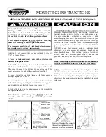 Предварительный просмотр 1 страницы Memphis Shades MEM-9906 Mounting Instructions