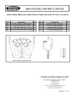 Предварительный просмотр 2 страницы Memphis Shades MEM-9906 Mounting Instructions