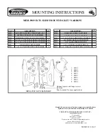 Предварительный просмотр 2 страницы Memphis Shades MEM-9909 Mounting Instructions